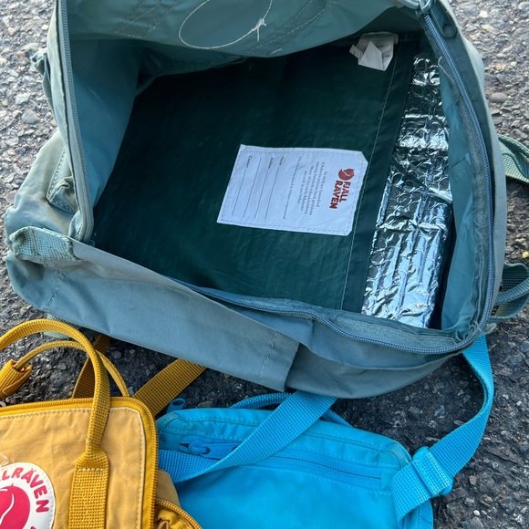 Fjällräven Kånken Backpack Set - Green, Yellow, Blue main image 6